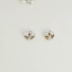 Authentic Tiffany & Co. Mini Open Heart Elsa Peretti Stud Earrings Sterling Silver 925