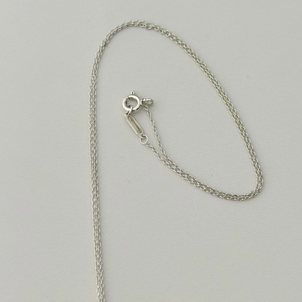 Tiffany & Co. Return to Tiffany Medium Heart Women’s Necklace Silver 925 Sterling 19 inches