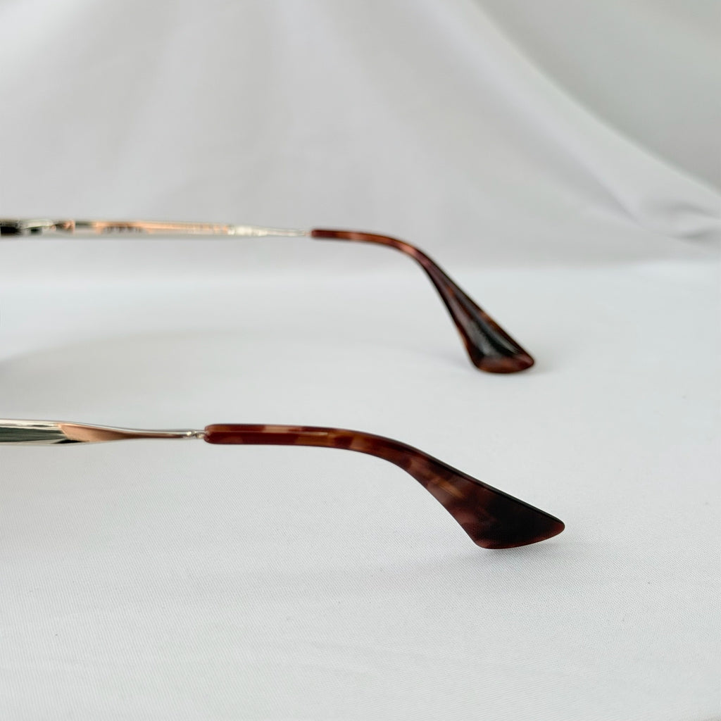 Prada PR 57US Catwalk Cinema Red Tortoiseshell Irregular Oversized Square Sunglasses