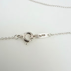 Tiffany & Co. Return to Tiffany Small Heart Women's Necklace 925 Sterling Silver 17.5 Inches