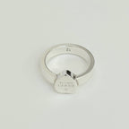 Authentic Gucci Heart Women's Ring 925 Sterling Silver Size 12, UK L, EU 52