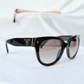 Authentic Prada Round Cat Eye Black Thick Frame Oversized Women’s Sunglasses