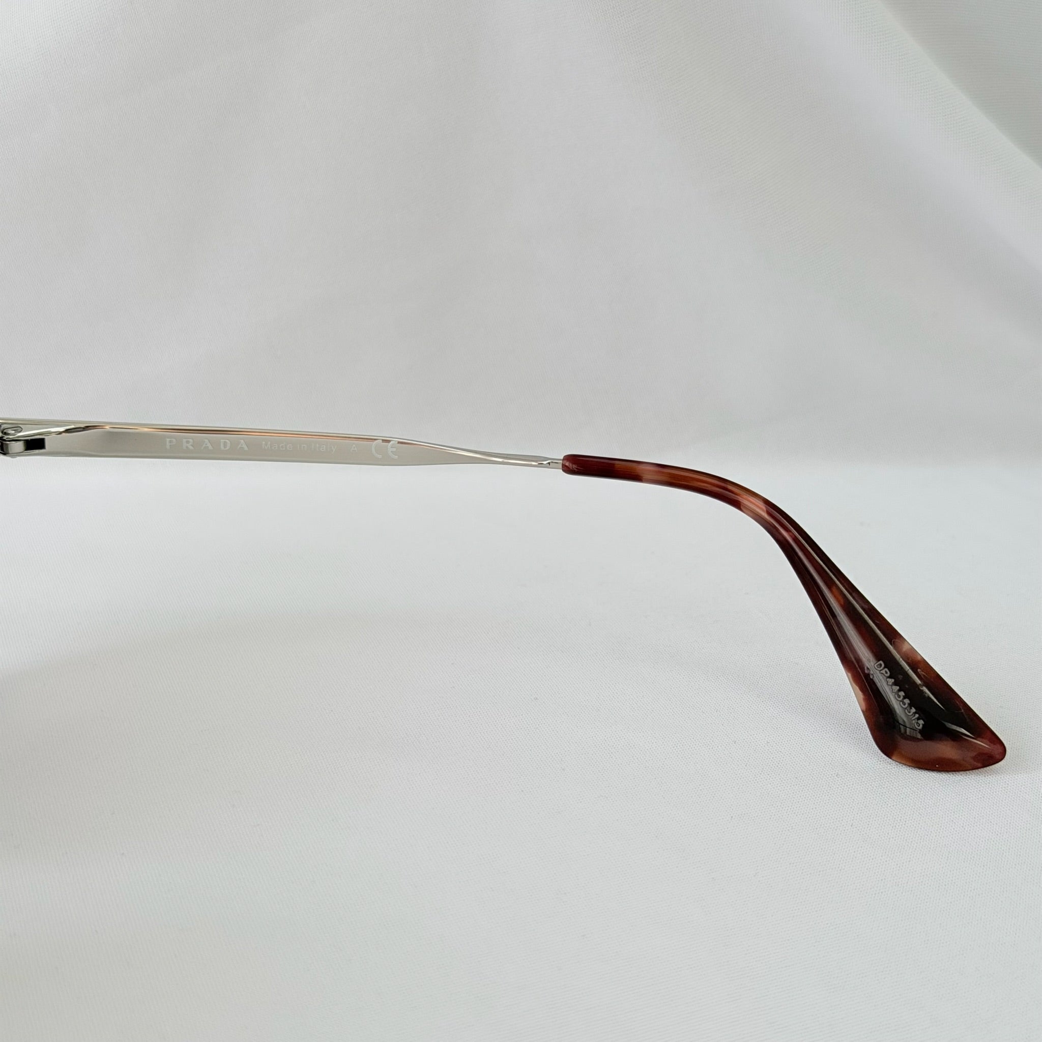 Prada PR 57US Catwalk Cinema Red Tortoiseshell Irregular Oversized Square Sunglasses
