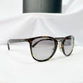 Authentic Prada Brown Tortoiseshell Oval Round Cat Eye Women Sunglasses With Case
