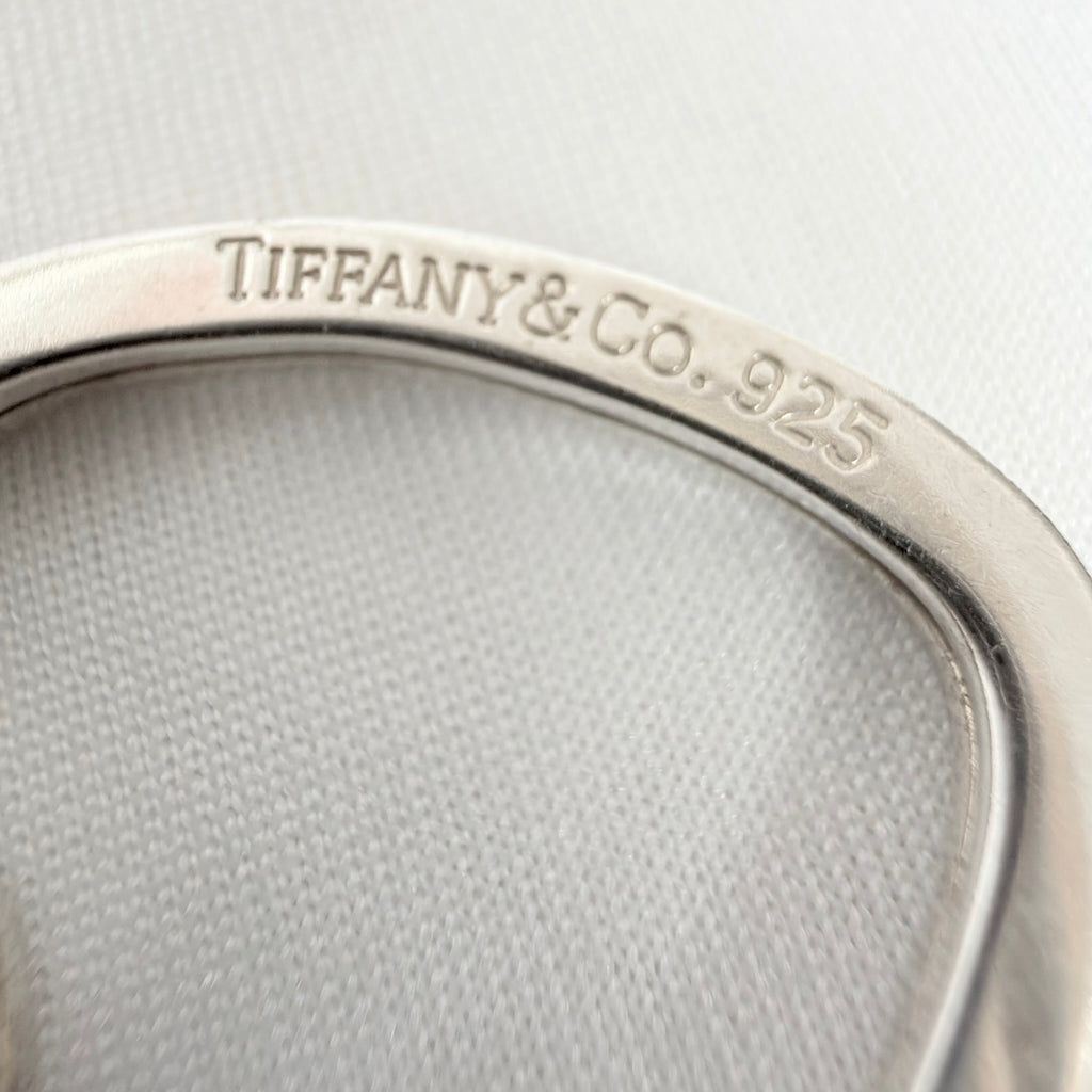 Tiffany&Co. Open Heart Key Ring Sterling Silver 925