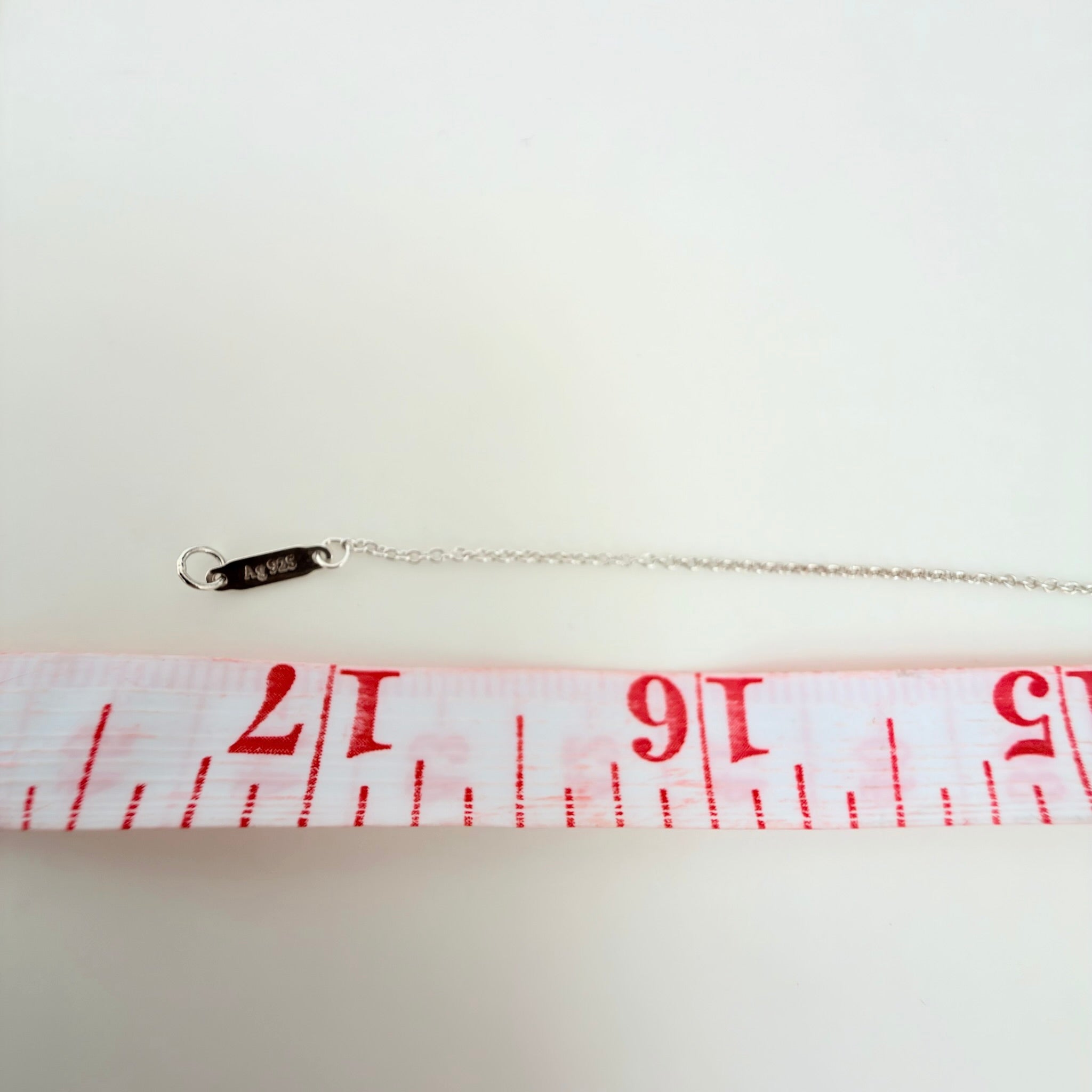 Tiffany & Co. Return to Tiffany Small Heart Women's Necklace 925 Sterling Silver 17.5 Inches