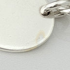 Authentic Tiffany & Co. Sterling Silver 925 Oval Pendant Choker Necklace With Packaging 15 inches