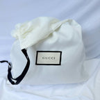 Gucci Black Grained Leather Soho Disco Small Women’s Crossbody Shoulder Handbag. Repaired