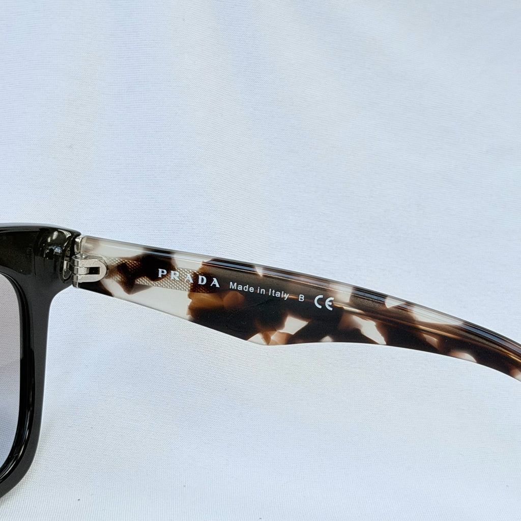 Prada SPR 24Q Cat Eye Women’s Sunglasses Havana Tortoiseshell Black With Case