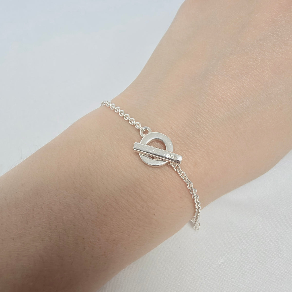 Links Of London Sterling Silver 925 T-bar Bracelet 7 Inches