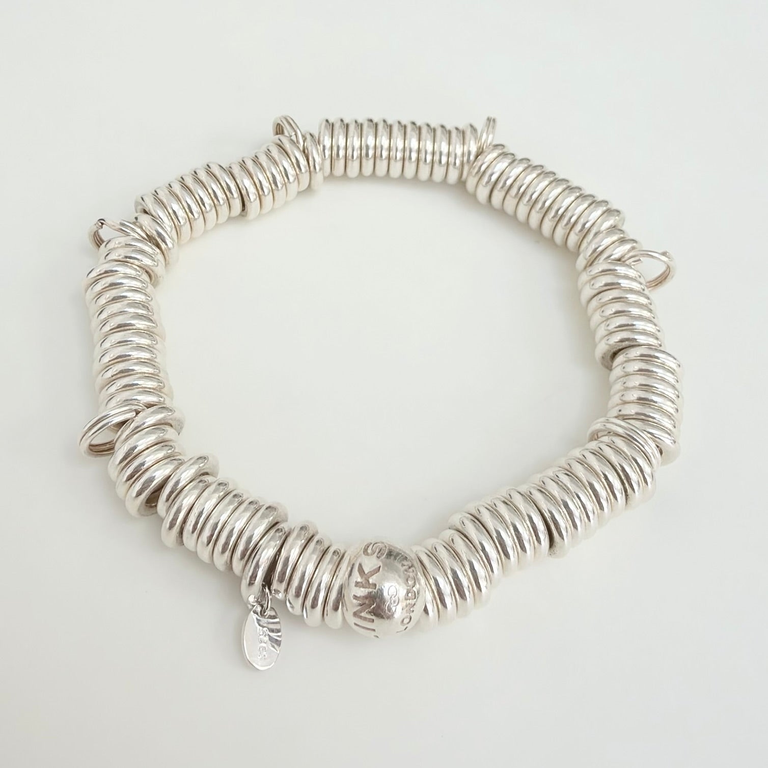 Vintage Links of London Silver Sweetie Bracelet Sterling Silver 925 18cm With Packaging