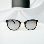 Authentic Prada Brown Tortoiseshell Oval Round Cat Eye Women Sunglasses With Case