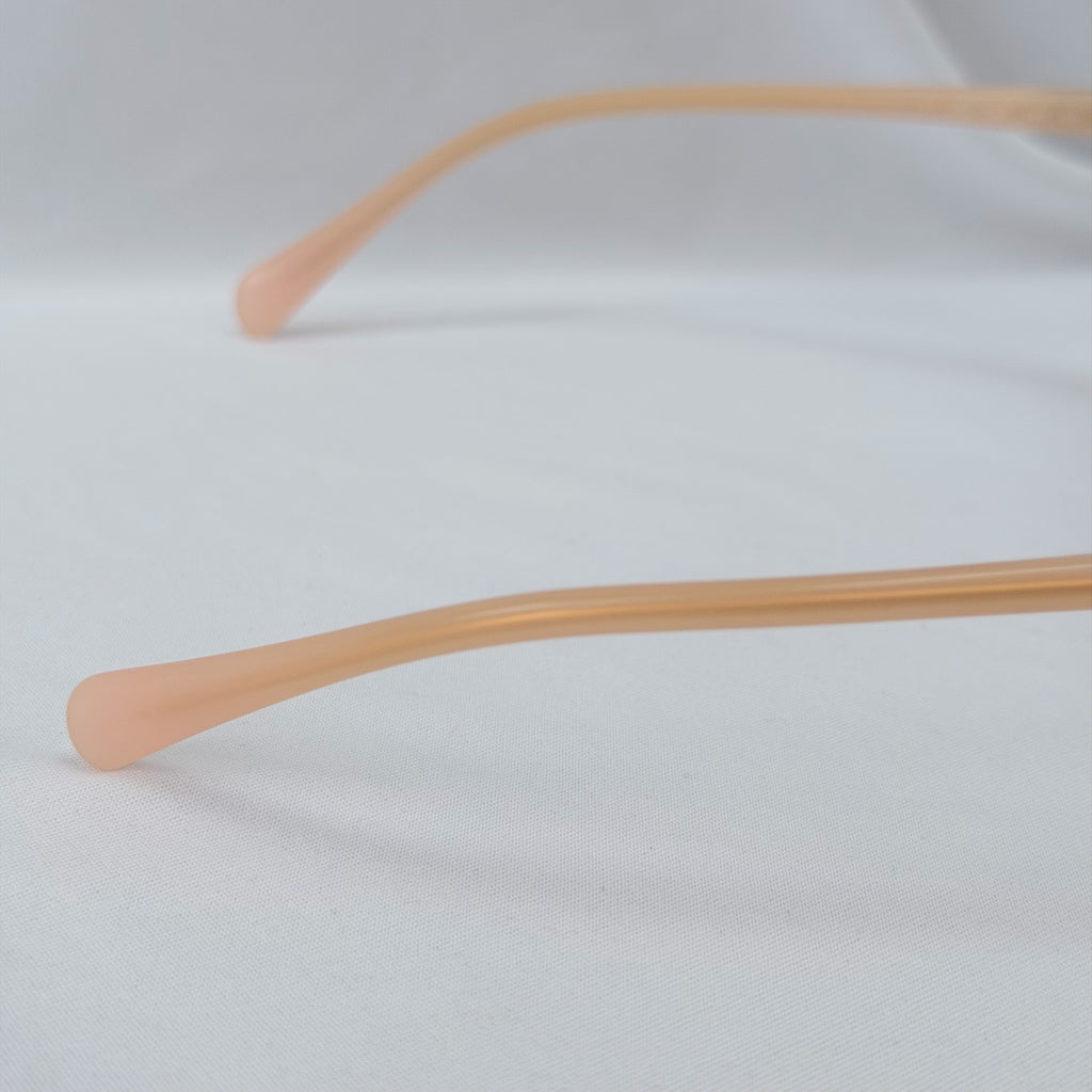 Prada Cat Eye Square Metal Corners Women's Sunglasses Pink Tortoiseshell SPR 01O polarised