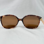 Prada Cat Eye Square Metal Corners Women's Sunglasses Pink Tortoiseshell SPR 01O polarised