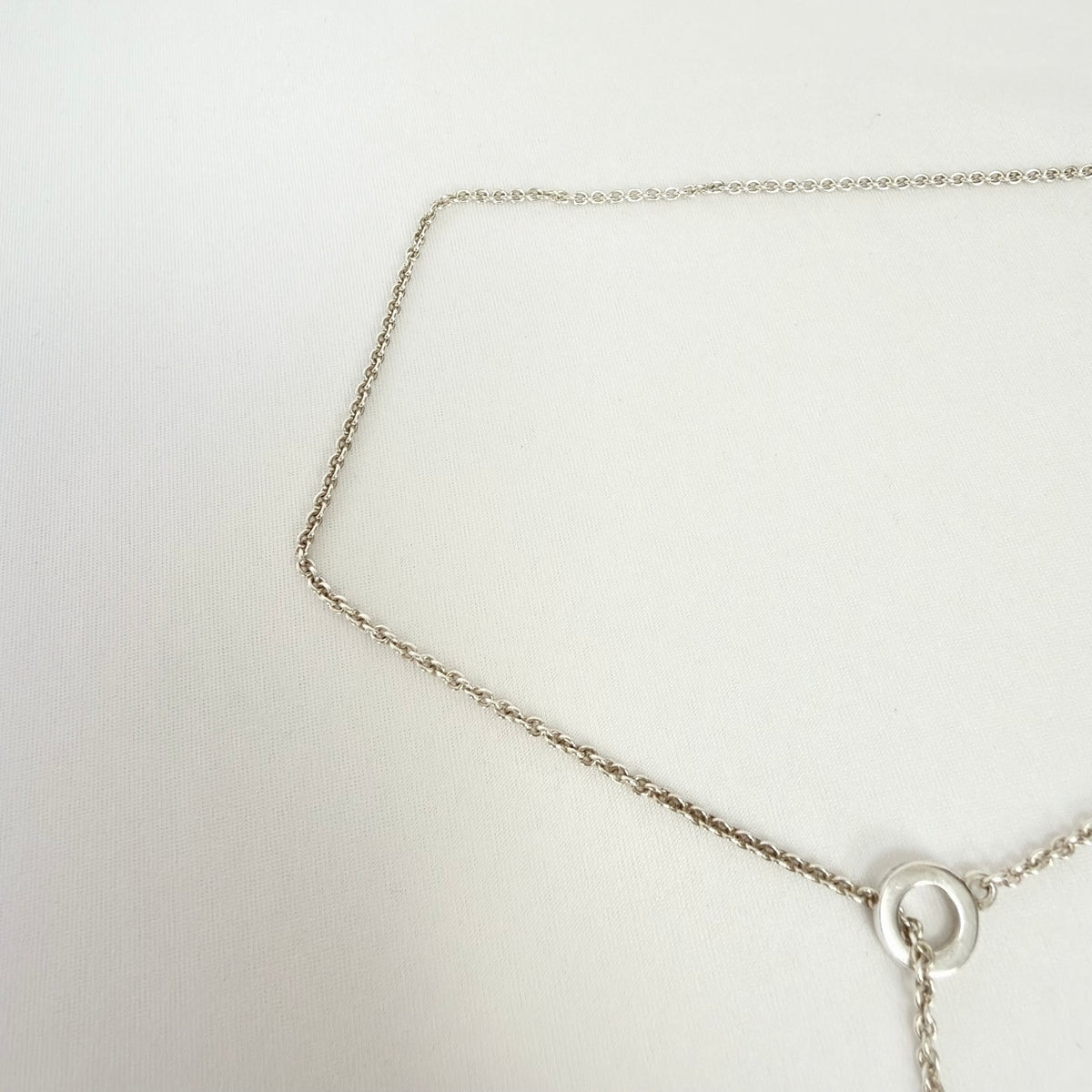 Links Of London Sterling Silver 925 T-bar Necklace 15.5 Inches With Packaging