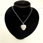 Gucci Blind for Love Heart Pendant 925 Sterling Silver Women's Necklace 18-20 inches With Packaging