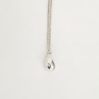 Tiffany & Co. Elsa Peretti 925 Sterling Silver Standard/Medium Teardrop Pendant Necklace With Packaging