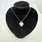 Tiffany & Co. Return to Tiffany Small Heart Necklace 925 Sterling Silver 18 Inches With Packaging