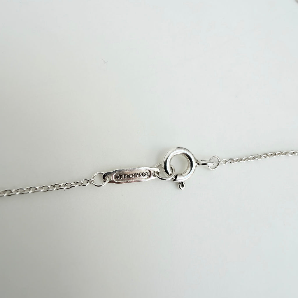 Tiffany & Co. Return to Tiffany Medium Heart Women's Necklace 925 Sterling Silver 18 inches