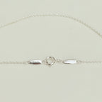 Authentic Tiffany & Co. Elsa Peretti Small Eternal Circle Sterling Silver 925 Necklace With Packaging 16 Inches