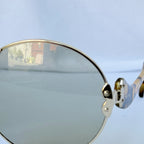Prada Retro 70’s Style Round Oval Brown Tortoiseshell Sunglasses PR 55TS