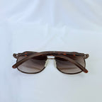 Prada Pilot Bronze Gold Brown tortoiseshell Women’s Designer Sunglasses With Case