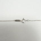 Tiffany&Co. Return to Tiffany Medium Heart Women's Necklace Silver 925 Sterling 19 inches With Pouch