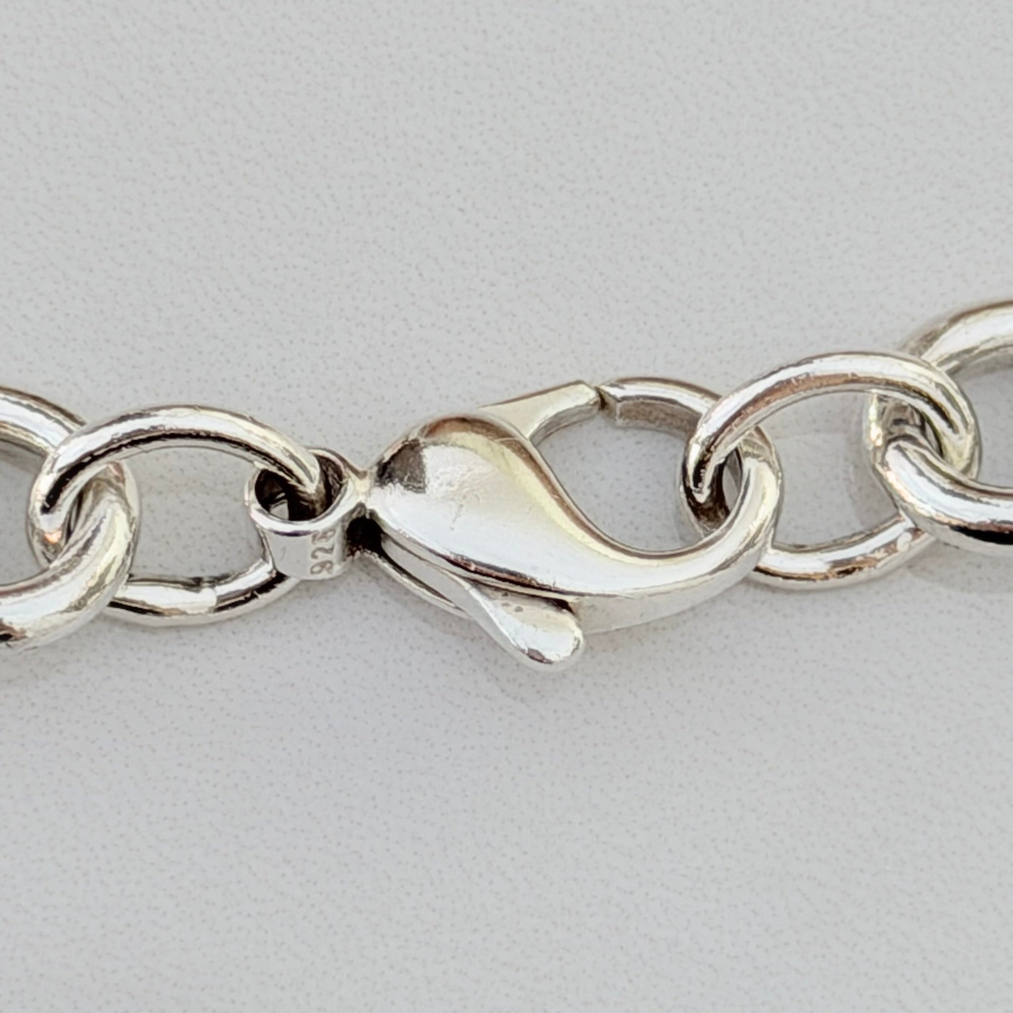 Authentic Tiffany & Co. Sterling Silver 925 Medium Heart Pendant Choker Necklace With Pouch 15 inches