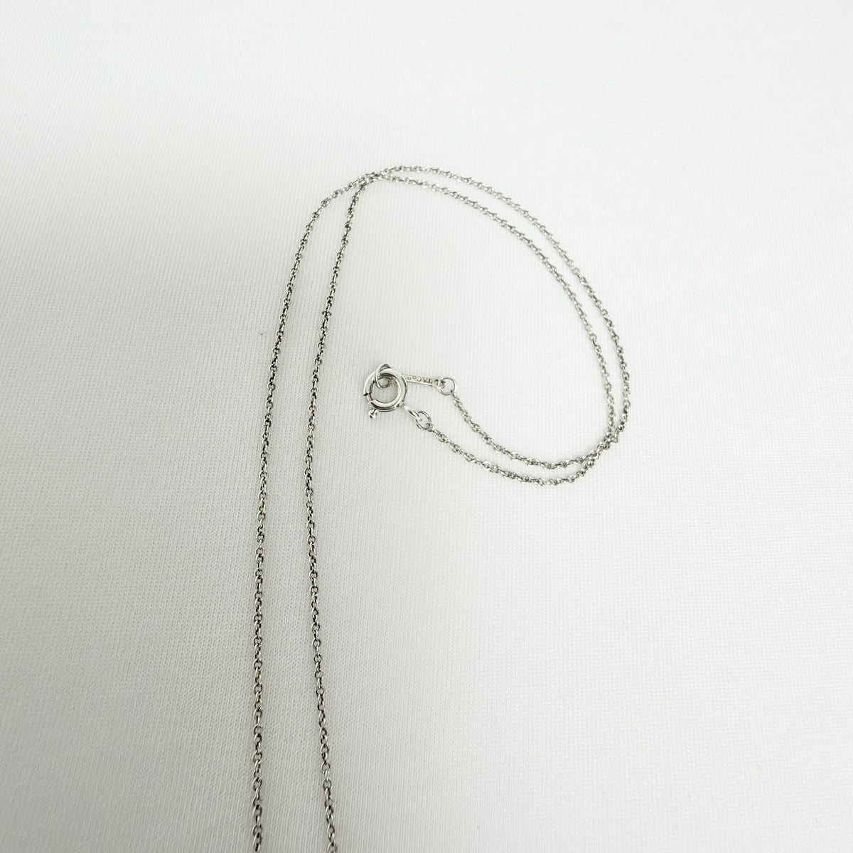 Tiffany & Co. Sterling Silver 925 Paloma Picasso Loving Heart Pendant 16 Inches Necklace With Packaging