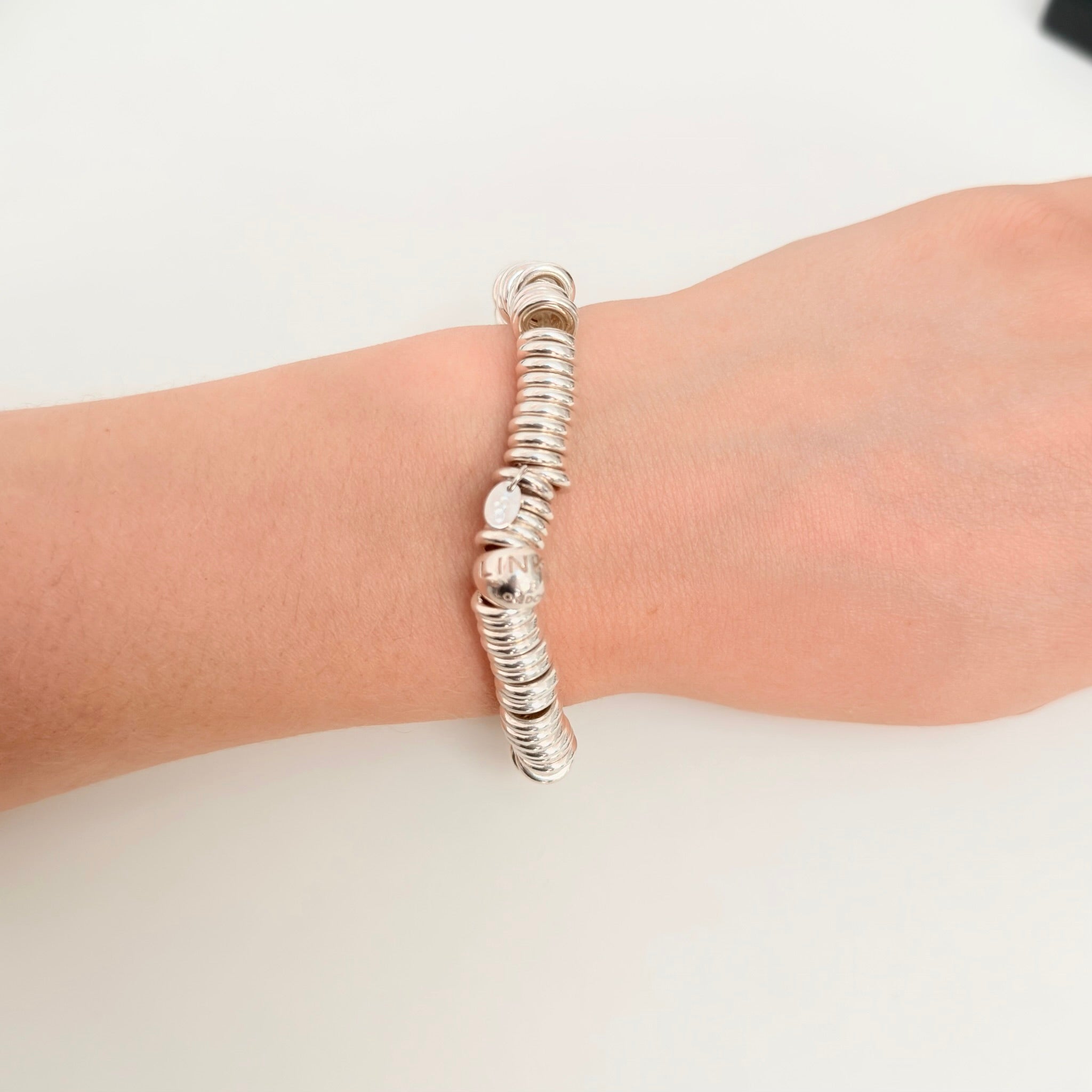 Vintage Links of London Silver Sweetie Bracelet Sterling Silver 925 18cm With Packaging