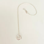 Authentic Tiffany & Co. Elsa Peretti Small Eternal Circle Sterling Silver 925 Necklace With Packaging 16 Inches
