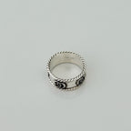 Gucci GG Marmont 925 Sterling Silver 9mm Logo Ring Women’s Size 17, UK Q, EU 57