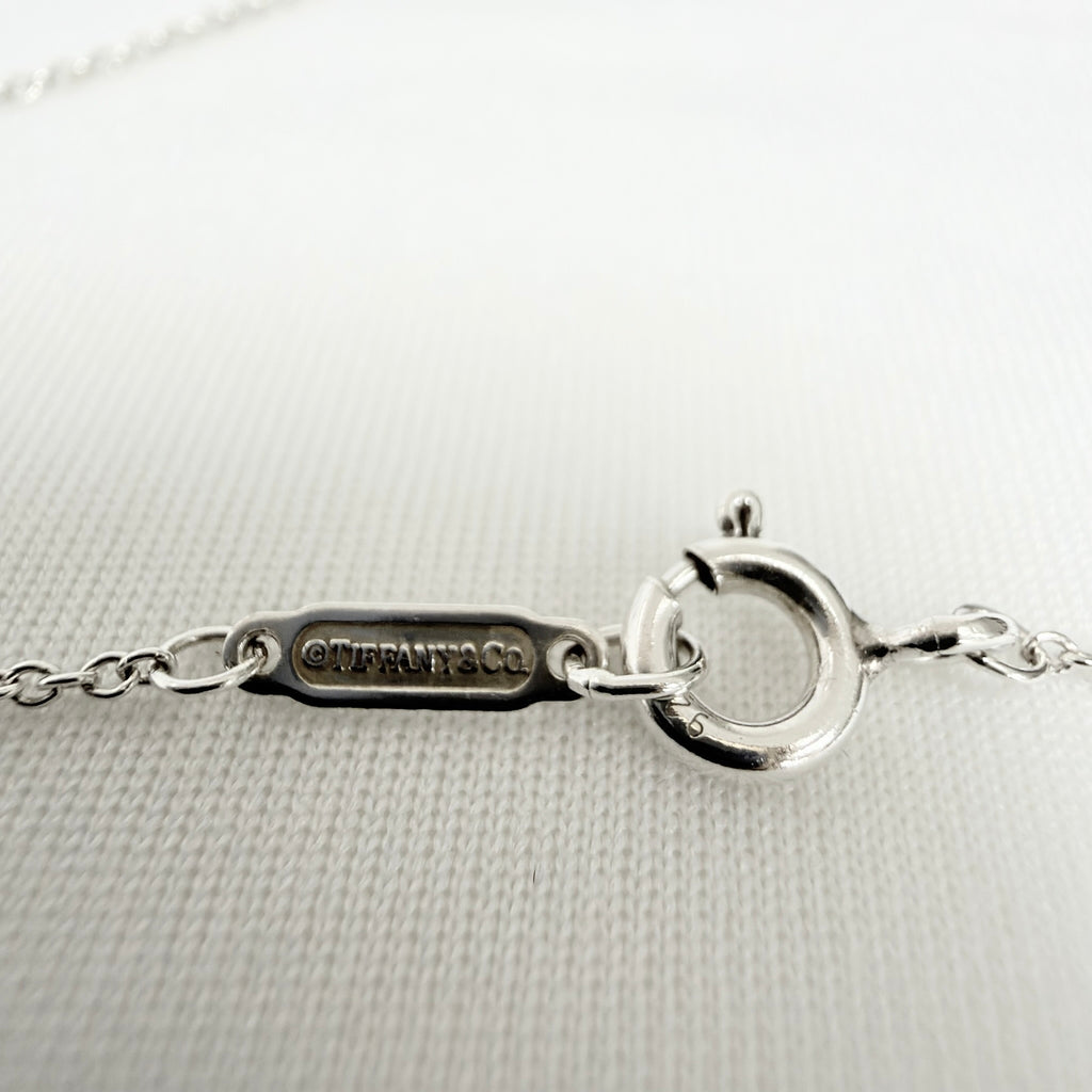 Tiffany&Co. Return to Tiffany Medium Heart Key Lock Women's Necklace Silver 925 Sterling 16 inches With Packaging