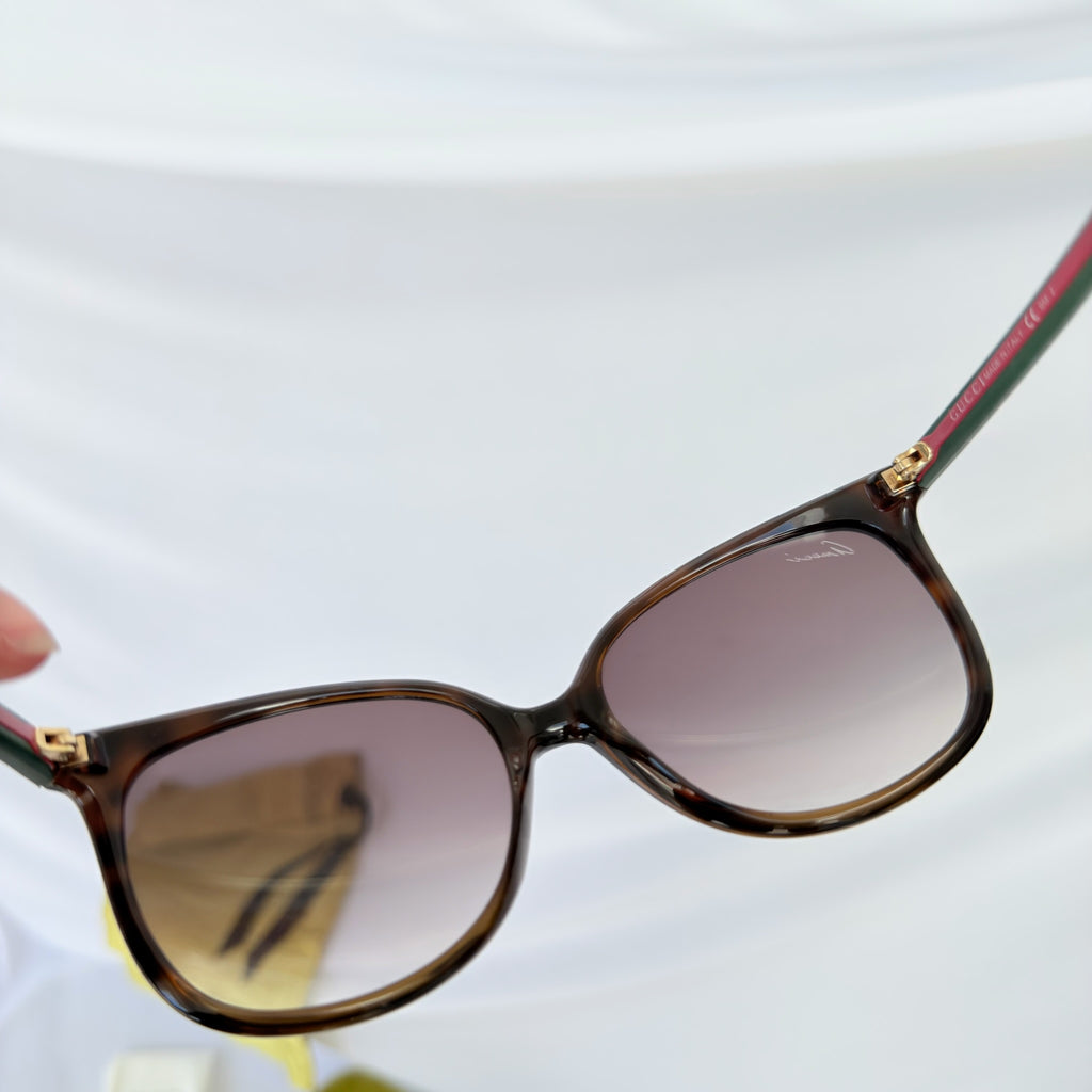 Gucci Cat Eye Black Green Red GG 3649/S 56mm Women’s sunglasses