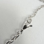 Gucci Interlocking GG Pendant Sterling Silver 925 Necklace 19 Inches With Packaging