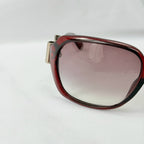 Vintage Gucci GG 3006/S "Queen Bow" Buckle Oversized Butterfly Burgundy sunglasses