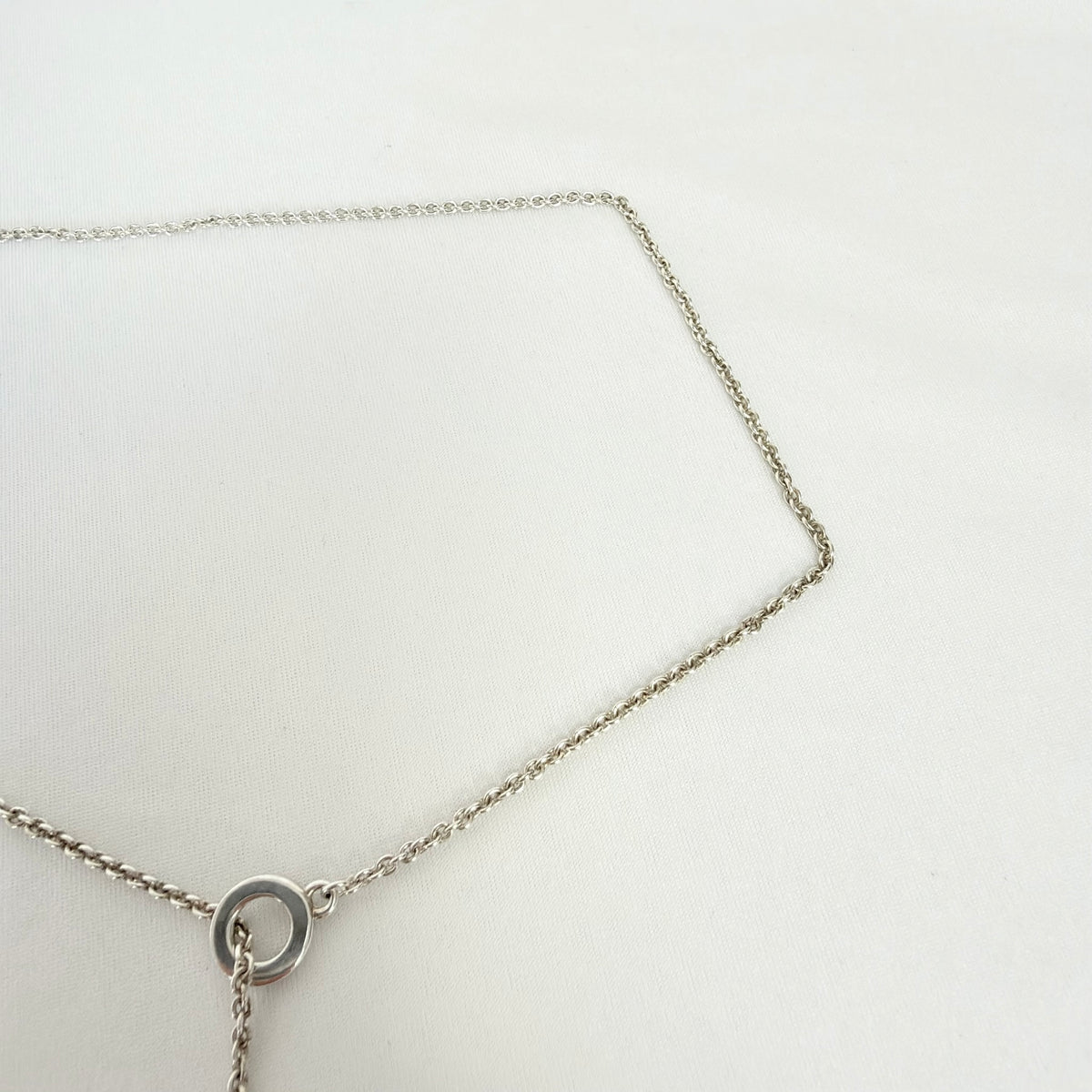 Links Of London Sterling Silver 925 T-bar Necklace 15.5 Inches With Packaging