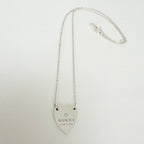 Gucci Heart Trademark Pendant Sterling Silver 925 Women’s Necklace 48cm With Packaging