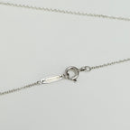 Authentic Tiffany & Co. Return to Tiffany Small Heart Women's Necklace 925 Sterling Silver 16.5 inches