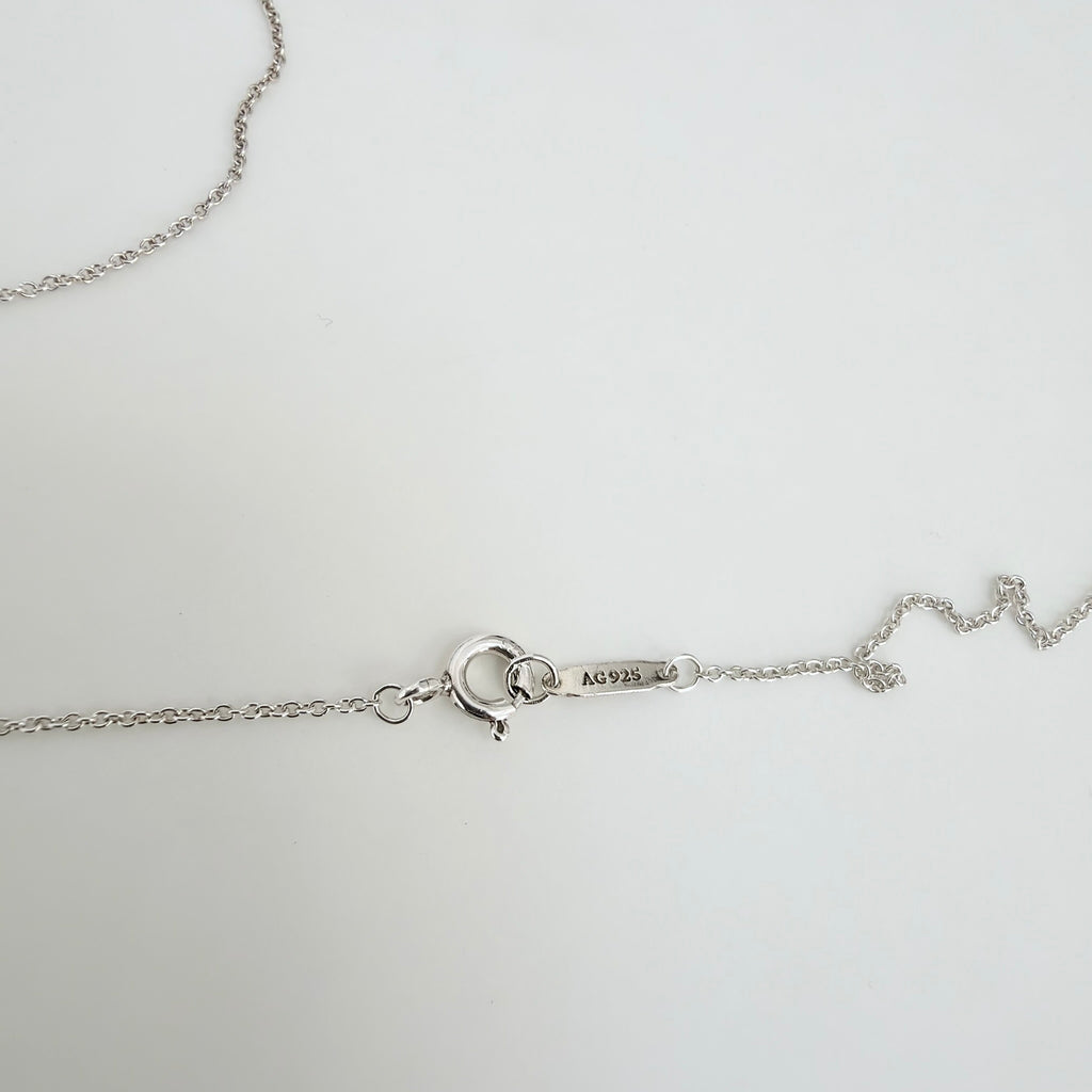 Tiffany & Co. Return to Tiffany Medium Heart Women's Necklace 925 Sterling Silver 18 inches
