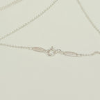 Authentic Tiffany & Co. Elsa Peretti Small Eternal Circle Sterling Silver 925 Necklace With Packaging 16 Inches