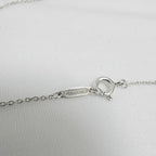 Tiffany & Co. Mini Double Silver 925 Heart Pendant Women's Necklace 16 inches With Packaging