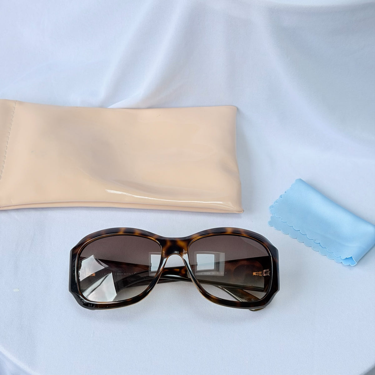 Vintage Gucci GG 3102/S Butterfly Brown Tortoiseshell Interlocking G Sunglasses