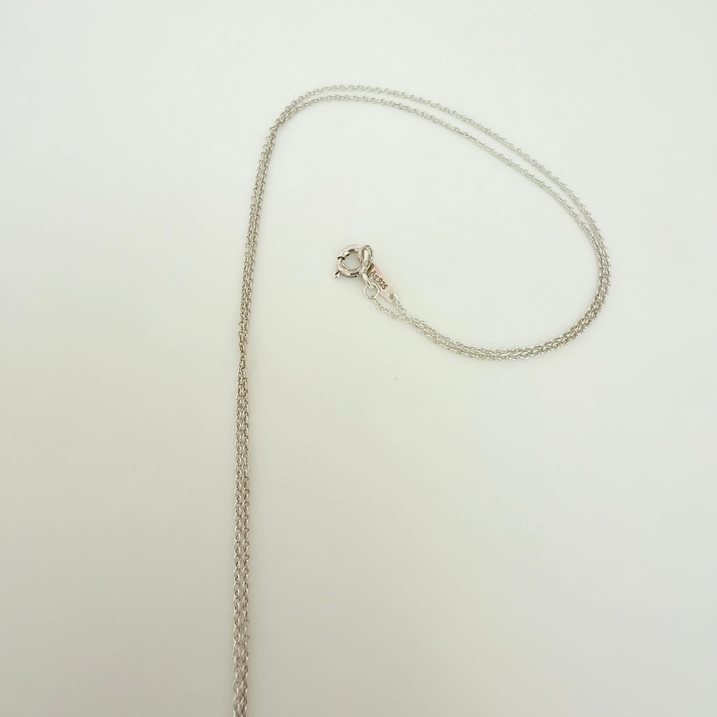 Tiffany & Co. Return to Tiffany Small Heart Women's Necklace 925 Sterling Silver 17.5 Inches