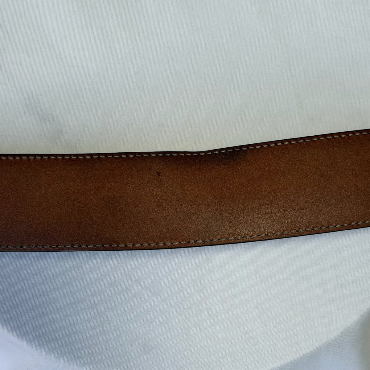 Gucci Interlocking G 24K Gold Plated Black Leather Belt 3.5cm width 36” 370543