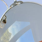 Prada Retro 70’s Style Round Oval Brown Tortoiseshell Sunglasses PR 55TS