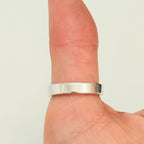Authentic Gucci Heart Women's Ring 925 Sterling Silver Size 12, UK L, EU 52