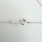 Tiffany&Co. Return to Tiffany  Medium Heart Key Lock Women's Necklace Silver 925 Sterling 19 inches With Packaging
