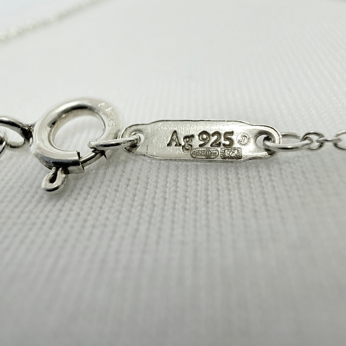 Tiffany & Co. Mini Double Silver 925 Heart Pendant Women's Necklace 16 inches