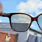 Authentic Gucci Cat Eye Tortoiseshell Brown Polarised GG Fabric Sunglasses